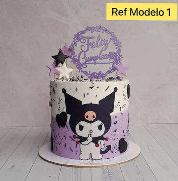 Tarta de cumpleaños kuromi