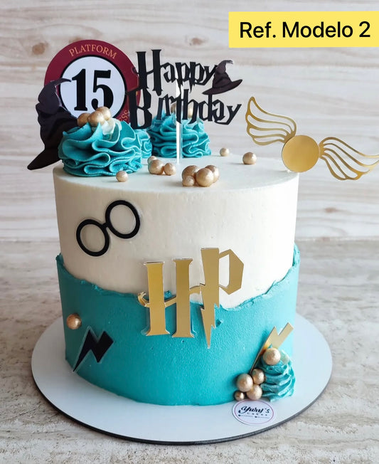 Tarta de cumpleaños Harry Potter
