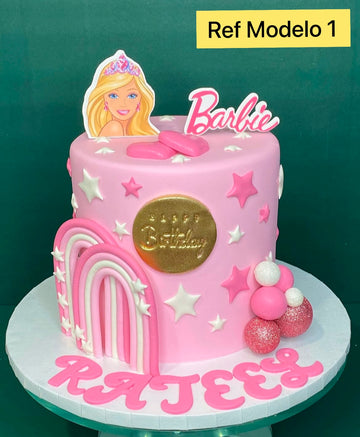 Tarta de cumpleaños Barbie