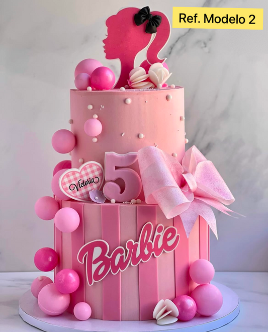 Tarta de cumpleaños Barbie