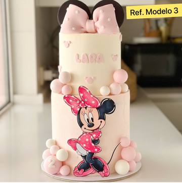 Tarta de cumpleaños Minnie Mouse