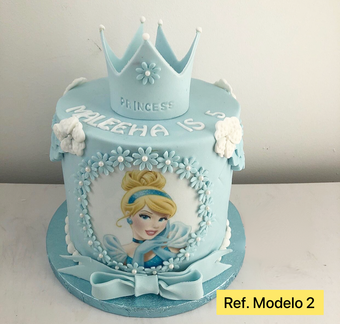 Tarta de cumpleaños Cenicienta