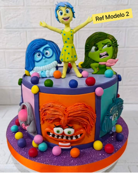 Tarta de cumpleaños Inside Out