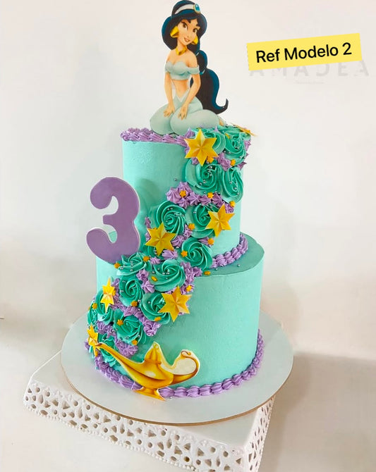 Tarta de cumpleaños Jazmin
